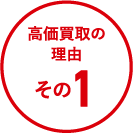 高価買取の理由その1